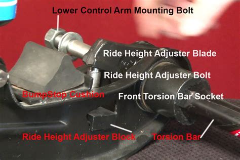 torsion bar bolt adjustment